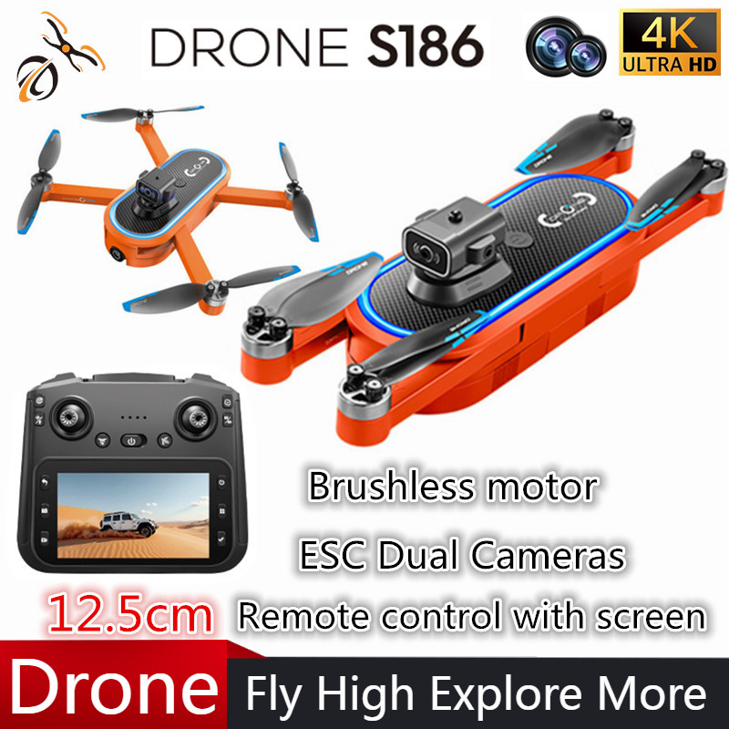 Drone Camera Hd - 2025 S186 Drohne, professionell, 4K HD,